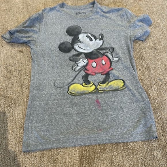 Disney Tops - Disney Mickey Mouse Unisex Shirt Gray Size S